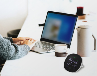 LogiLink Appareil de mesure du CO2, affichage température /