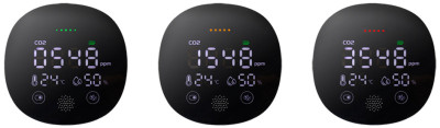 LogiLink Appareil de mesure du CO2, affichage température /