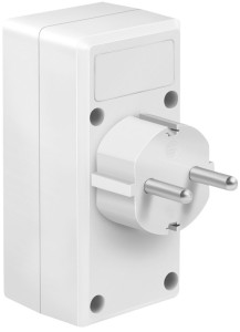 LogiLink Adapterstecker mit 2x USB-Ports, Eurosteckdose &