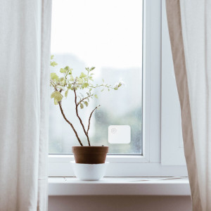 LogiLink Détecteur de vibration intelligent Wi-Fi, blanc