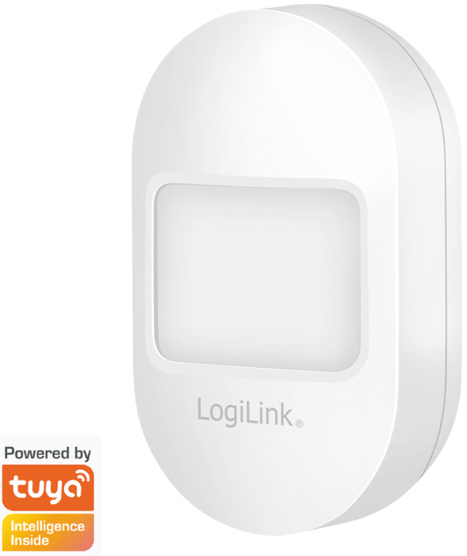 LogiLink Détecteur de mouvements intellient Wi-Fi, blanc