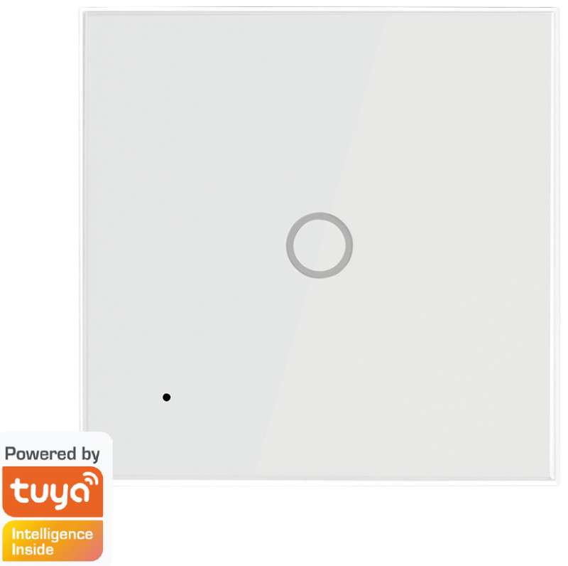 LogiLink Interrupteur mural intelligent Wi-Fi, blanc