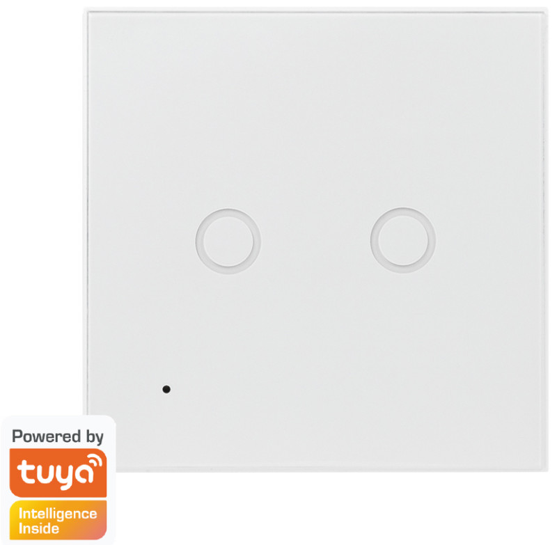 LogiLink Interrupteur mural intelligent Wi-Fi, blanc