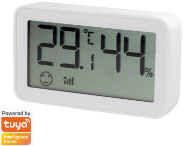 LogiLink Thermo-hygromètre intelligent Wi-Fi, blanc