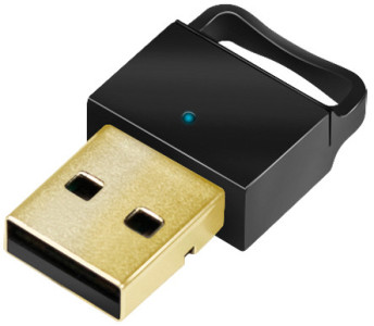 LogiLink Adaptateur USB-A - Bluetooth 5.0, noir