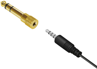 LogiLink Adaptateur audio, jack 6,35 mm - jack 3,5 mm