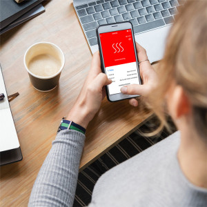 LogiLink Détecteur de fumée intelligent Wi-Fi, blanc