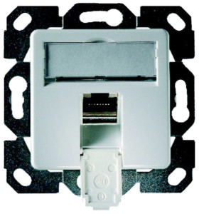 Boîte de jonction Telegärtner AMJ45, Cat. 6A (profonde), blanc alpin