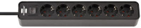 Multiprise Brennenstuhl Ecolor, 6 prises, noire Multiprise Brennenstuhl Ecolor, 6 prises, noire