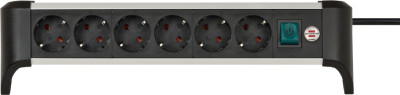 Multiprise de table Brennenstuhl Alu-Office-Line, 6 prises