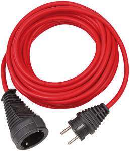 Rallonge Brennenstuhl, plastique, rouge, 10 m