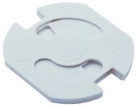 Protection de prise BACHMANN Teddy-Automatic série 6320, blanche