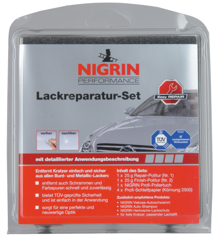 NIGRIN Performance Lackreparatur-Set, 7-teilig