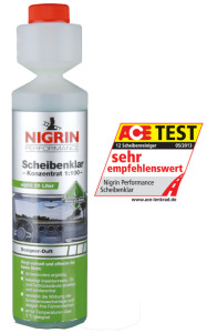 NIGRIN Scheibenklar Konzentrat 1:100, 250 ml