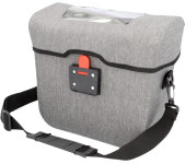 FISCHER Sacoche de guidon de vélo City, gris FISCHER Sacoche de guidon de vélo City, gris