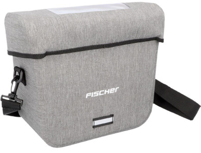 FISCHER Sacoche de guidon de vélo City, gris