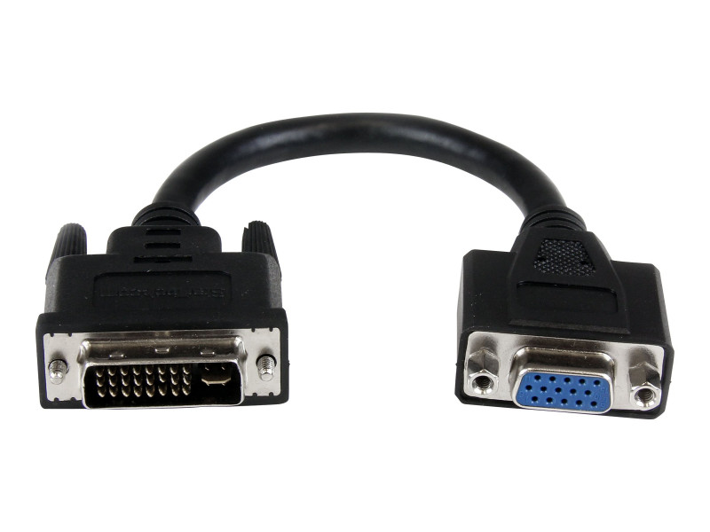 Startech : CABLE ADAPTATEUR DVI VERS VGA de 20 CM - MALE / FEMELLE