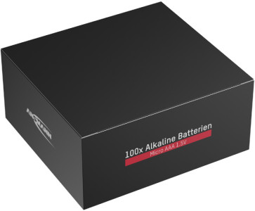ANSMANN Pile alcaline, Micro AAA, lot de 100