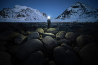 ANSMANN Lampe frontale LED à capteur HD450FRS, 450 lumen ANSMANN Lampe frontale LED à capteur HD450FRS, 450 lumen