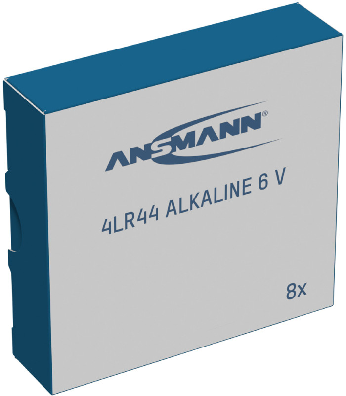 ANSMANN Pile alcaline 4LR44, 6 V, en lot de 8