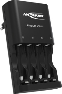 ANSMANN Chargeur intelligent Powerline 4 Smart, noir