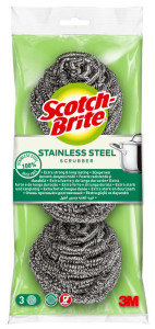 Scotch-Brite Spirale à récurer en acier inoxydable, petit