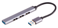 shiverpeaks Hub BASIC-S USB-A 3.0, 4 connexions, ALU, mince shiverpeaks Hub BASIC-S USB-A 3.0, 4 connexions, ALU, mince