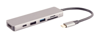 shiverpeaks Station d'accueil USB-C 6en1 BASIC-S - USB-C