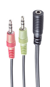 shiverpeaks Adaptateur en Y pour casque BASIC-S, TRRS