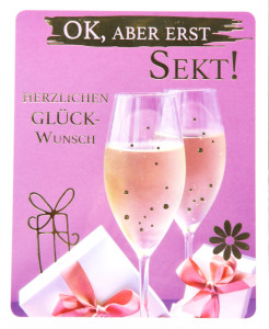 Carte d'anniversaire SUSY CARD, instantané « Guirlande »