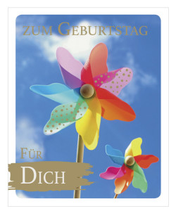 Carte d'anniversaire SUSY CARD, instantané « Guirlande »
