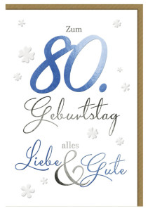 SUSY CARD Geburtstagskarte - 50. Geburtstag 