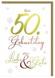 SUSY CARD Geburtstagskarte - 60. Geburtstag 