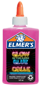 ELMER'S Colle liquide Glow in the Dark, 147 ml, rose