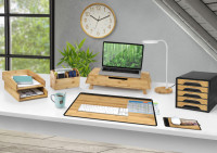 CEP Set de corbeilles à courrier Silva, A4, en bambou