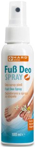 HARO Spray déodorant pour les pieds, vaporisateur de 100 ml