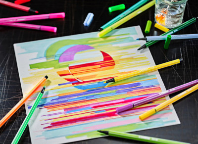 STABILO Feutre de coloriage Pen 68 ARTY, étui carton de 65