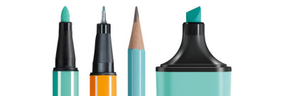 STABILO Kit écriture Mini World Pastellove, étui de 18