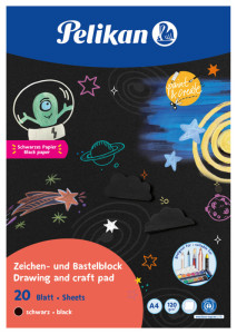 Pelikan Bloc à dessins C4/20, A4, 120 g/m2, 20 feuilles