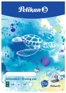 Pelikan Bloc à dessin C3/20, A3, 100 g/m2, 20 feuilles