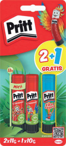 Pritt Bâton de colle BTS 2022, multipack, 2x 22 g + 1x 20 g