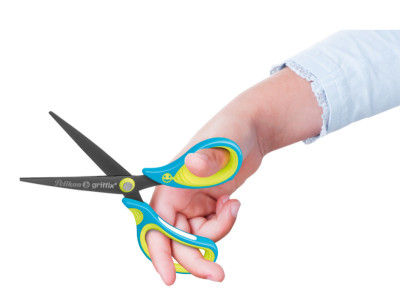 Pelikan griffix Ciseaux d'école, pointu, présentoir de 12