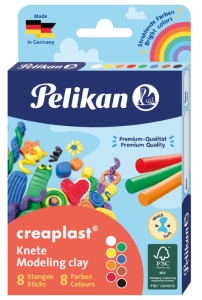 Pelikan Pâte à modeler pour enfants Creaplast, boîte pliante