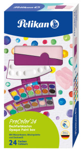 Pelikan Boîte de peinture ProColor 735, 24 couleurs