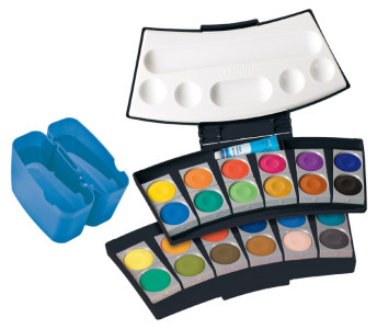 Pelikan Boîte de peinture ProColor 735, 24 couleurs
