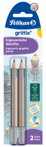 Pelikan Crayon de papier griffix, mine: B, carte blister