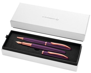 Pelikan Kit d'écriture Jazz Noble Elegance, argent
