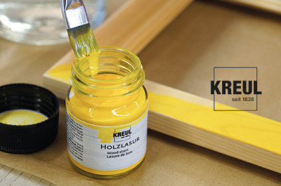 KREUL Lasure pour bois, set créatif 6 x 20 ml