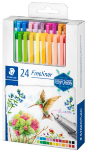 STAEDTLER Fineliner triplus Design Journey, étui de 24