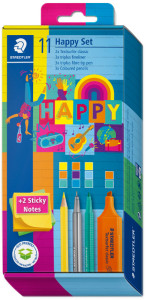 STAEDTLER Kit d'écriture HAPPY, 11 pièces